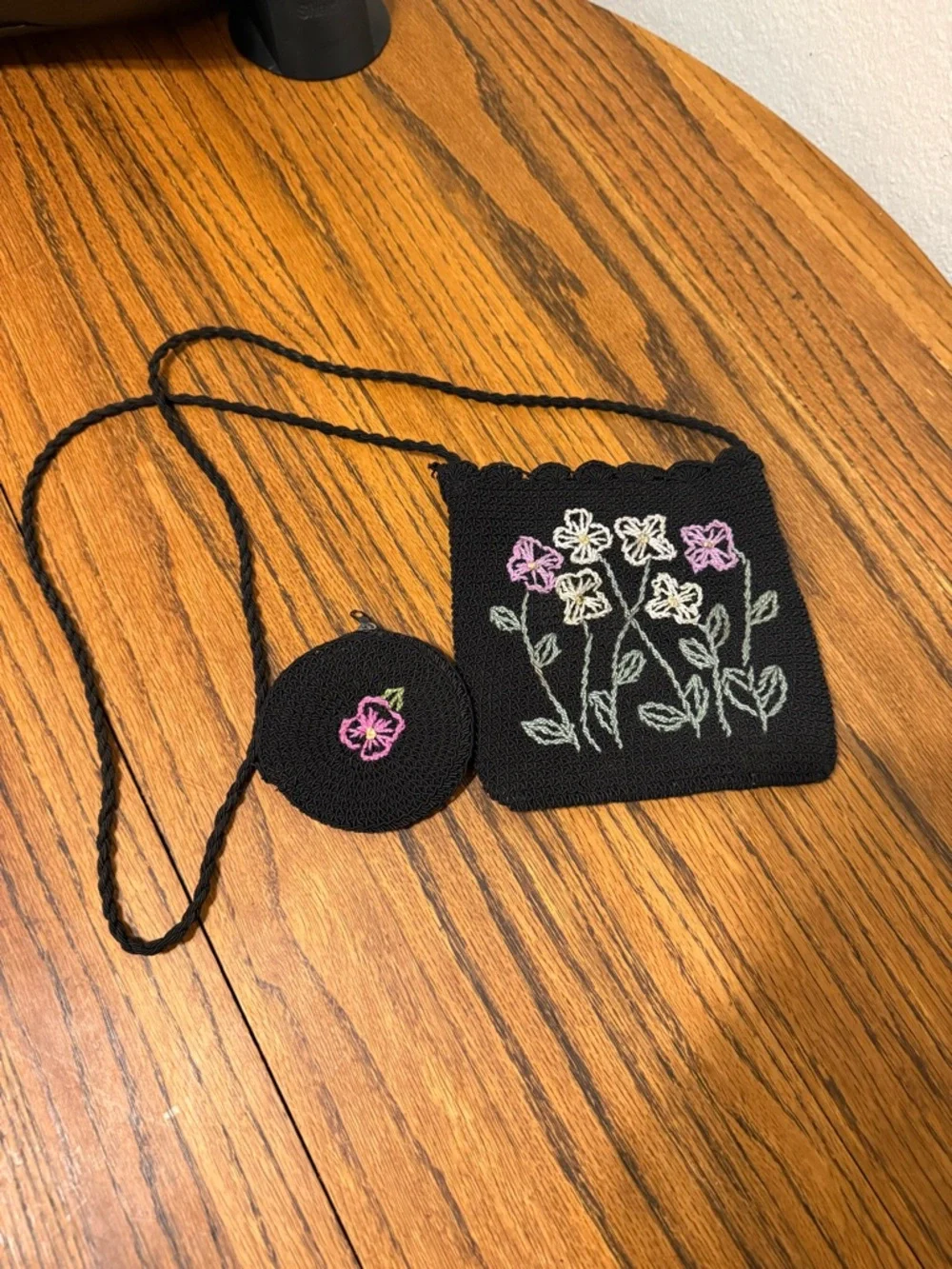 Vintage retro 90s y2k cute purse with matching coin purse matching set